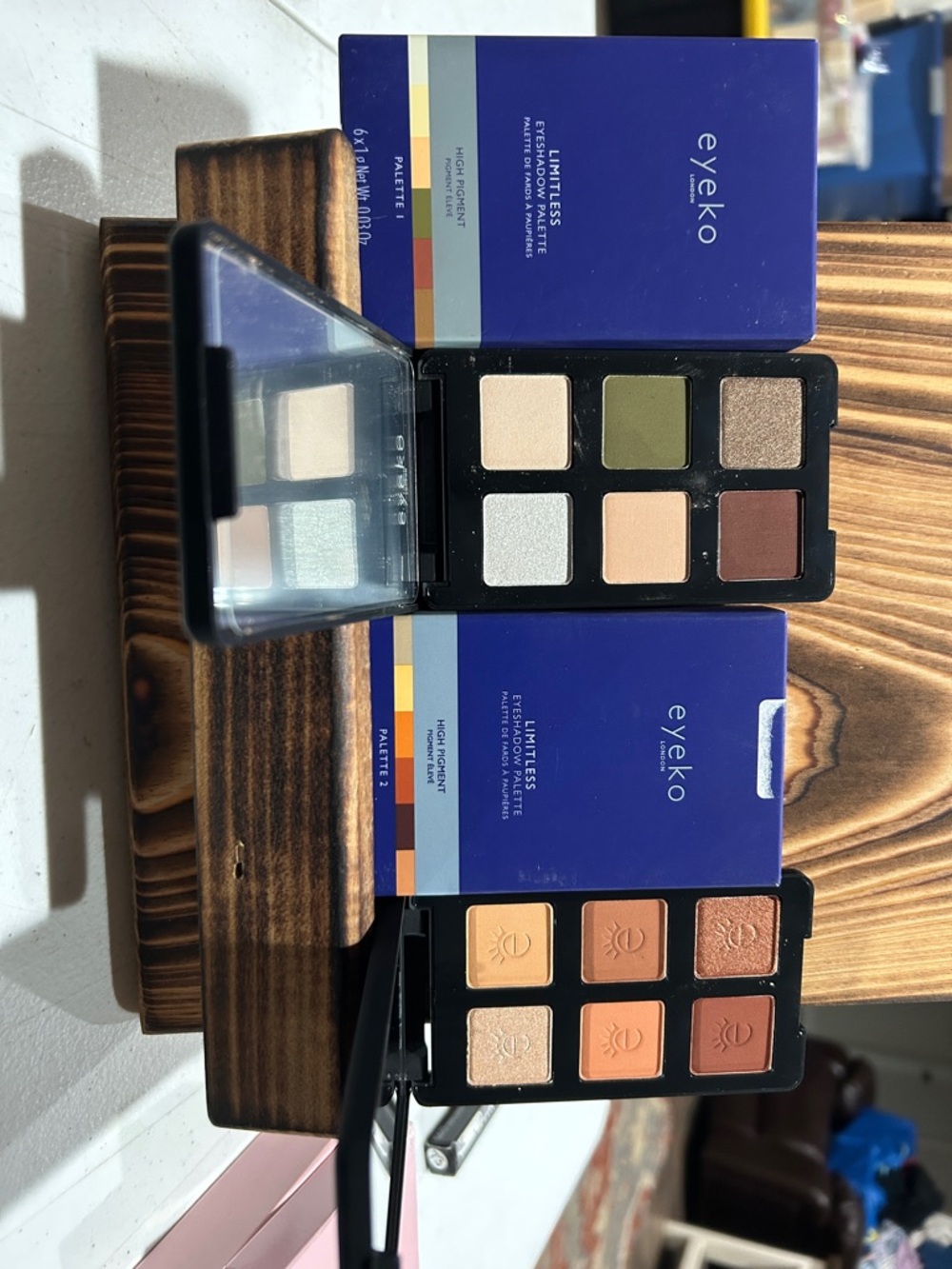 Eyeko Eyeshadow Duo Palette — Neutral, Green & Brown Tones